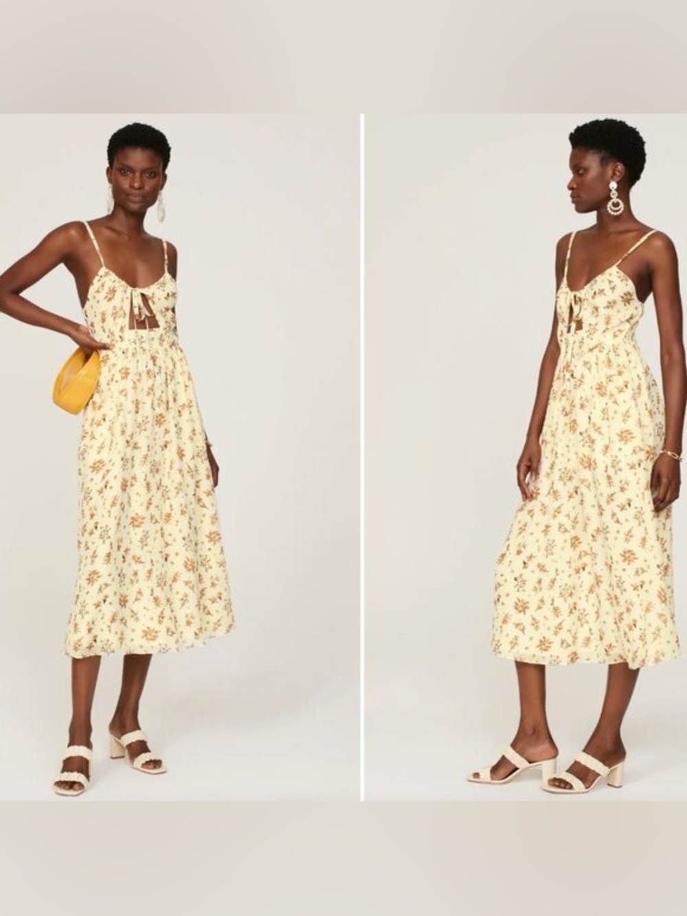 MADEWELL Soren Silk Cutout Dress (123)
